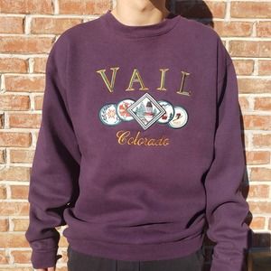 Vintage Vail Colorado Fleece Sweater